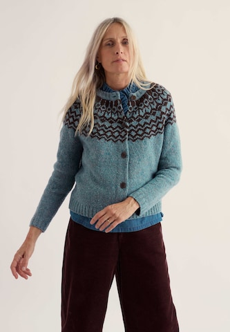 Cardigan 'Port Kinnis' Seasalt Cornwall en bleu : devant