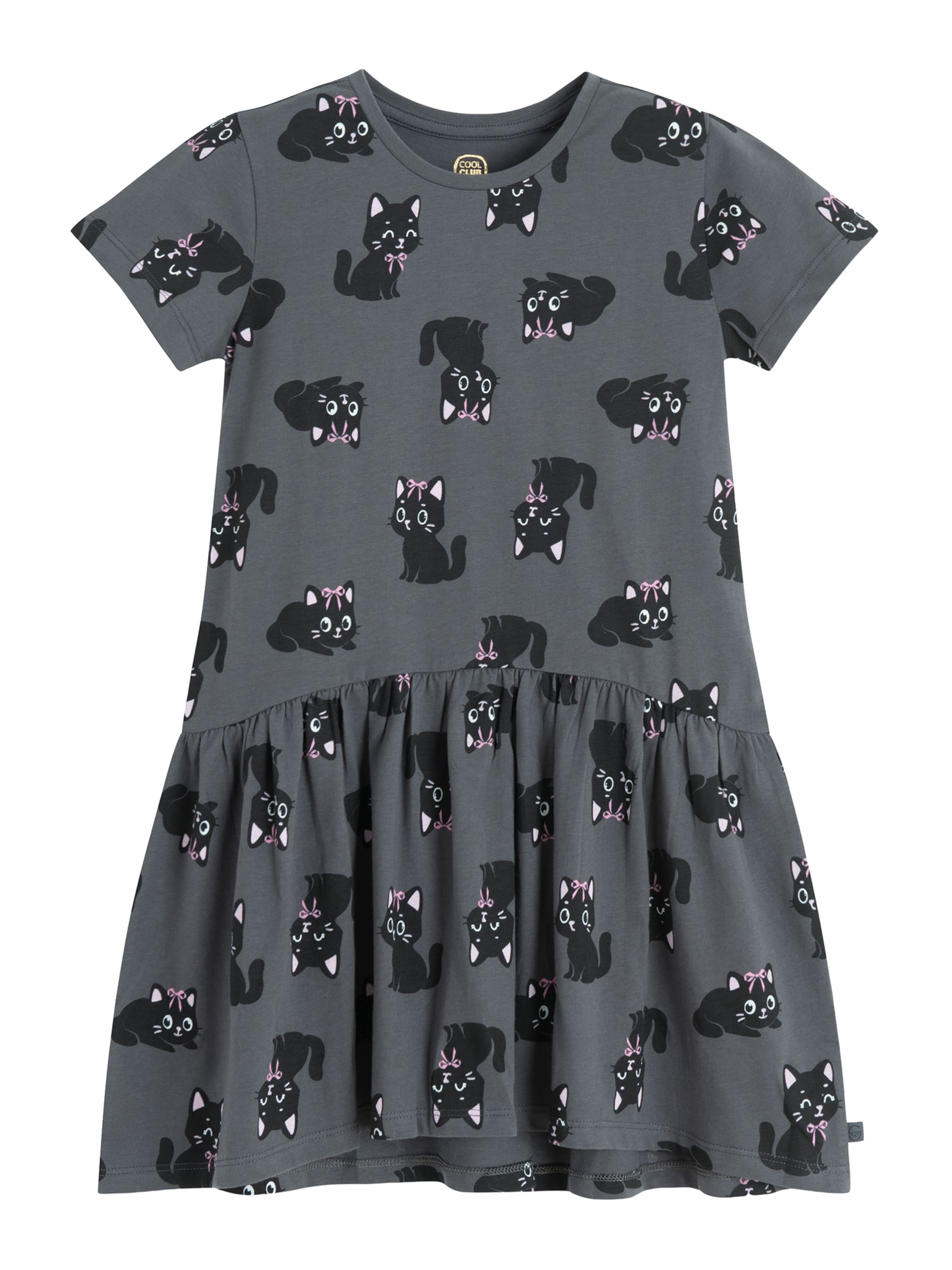 Cool Club Kleid in Grau: Vorderseite
