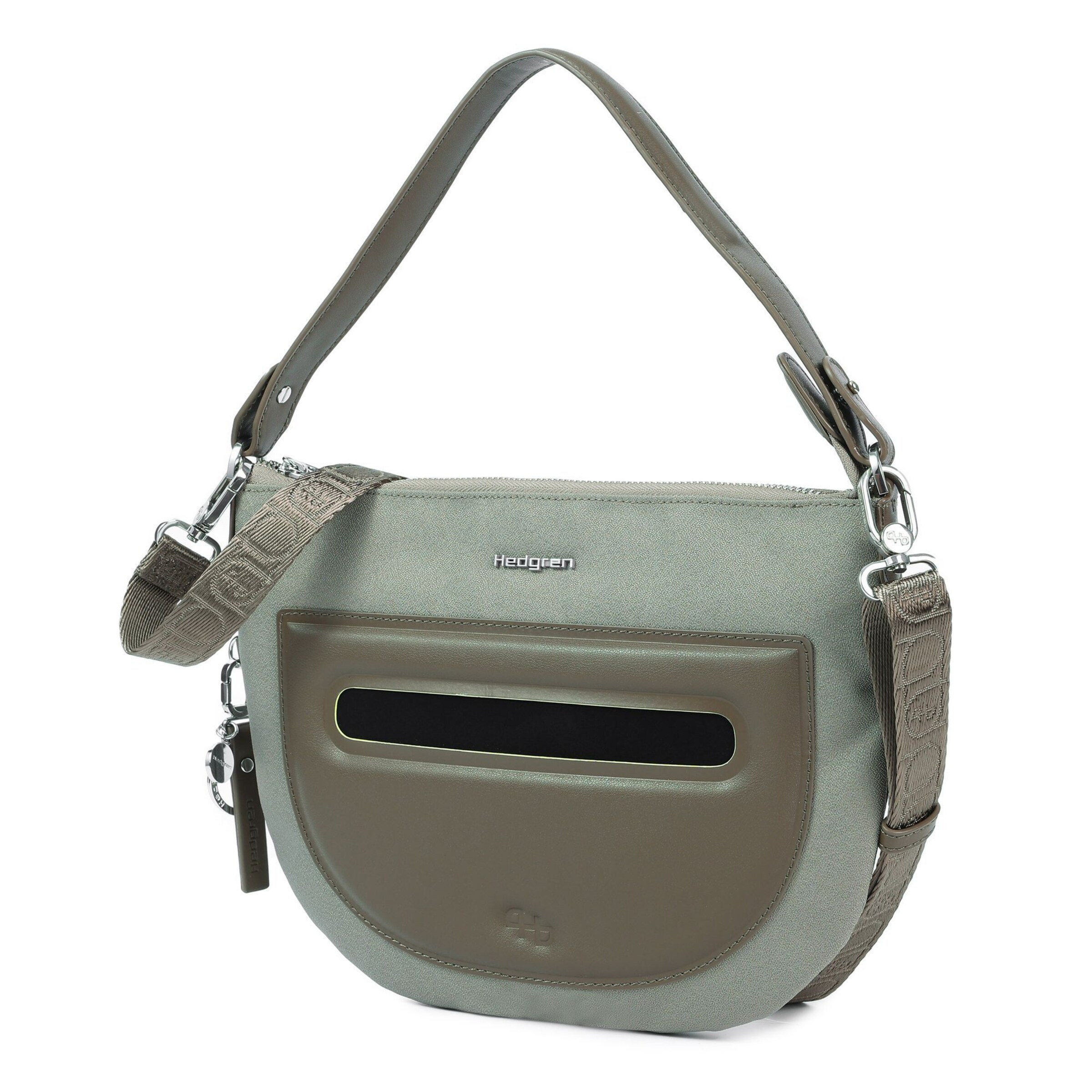 Hedgren Schultertasche 'Fika' in Grau