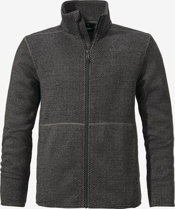 Schöffel Athletic Fleece Jacket 'Aurora' in Grey: front