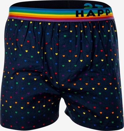 Happy Shorts Boxershorts in dunkelblau / mischfarben, Produktansicht