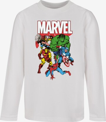 ABSOLUTE CULT Shirt 'Avengers - Marvel Comics Group' in White: front