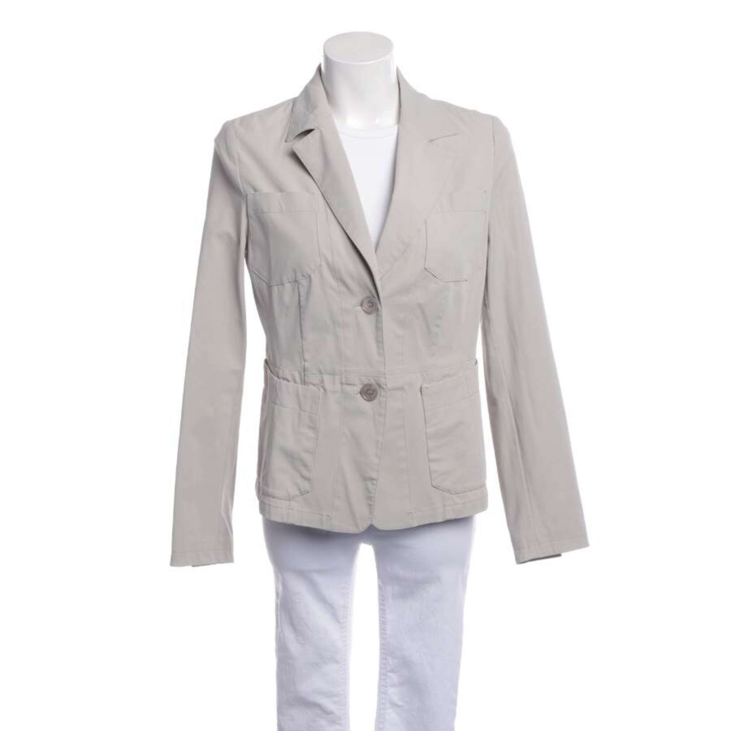 PURPLE LABEL BY NVSCO Blazer M in Weiß: Vorderseite