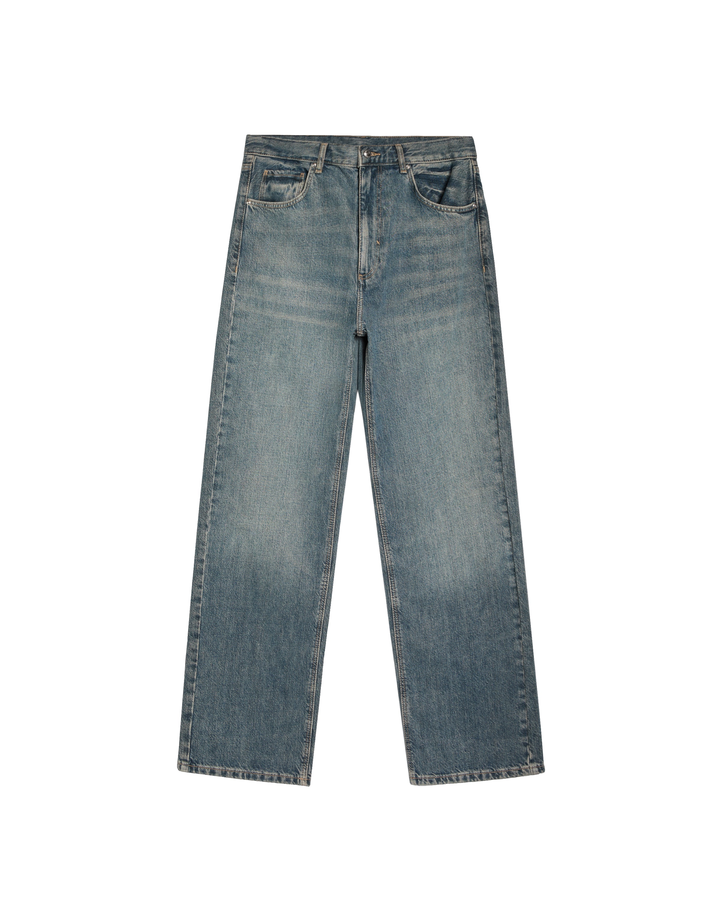Bershka Jeans i 24-25 i blue denim, Produktvisning