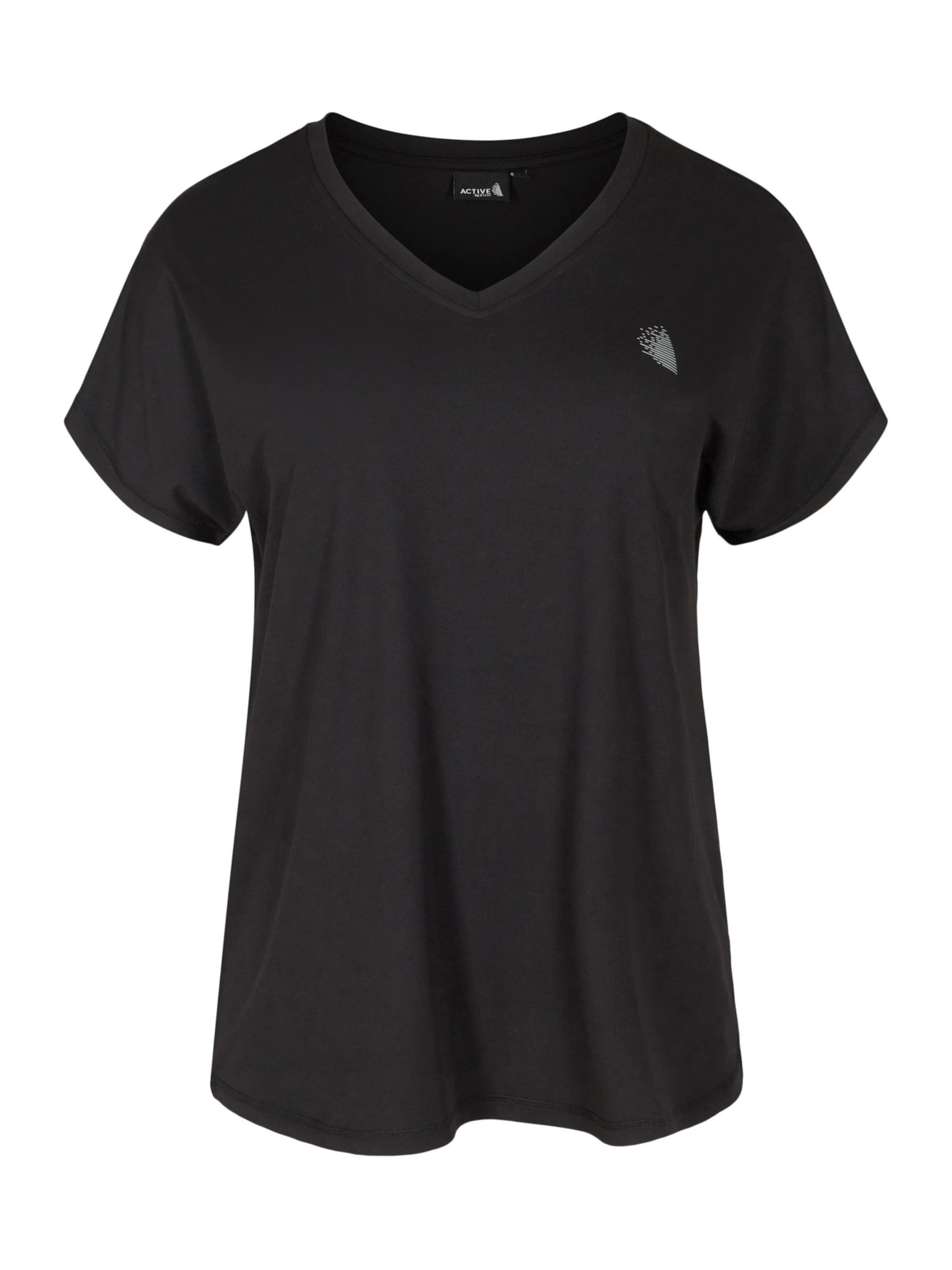 Active by Zizzi Μπλουζάκι σε μαύρο: μπροστά