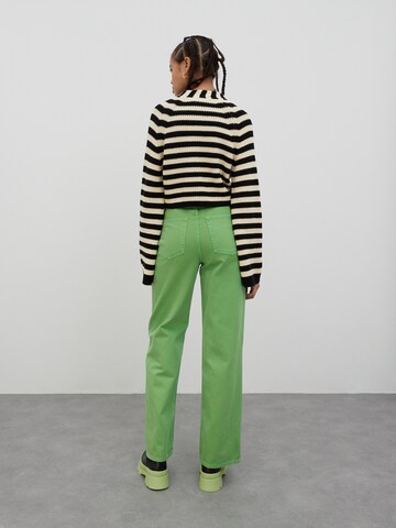 Wide leg Jeans 'Avery' di EDITED in verde