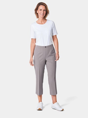 Regular Pantalon 'Martha' Goldner en gris
