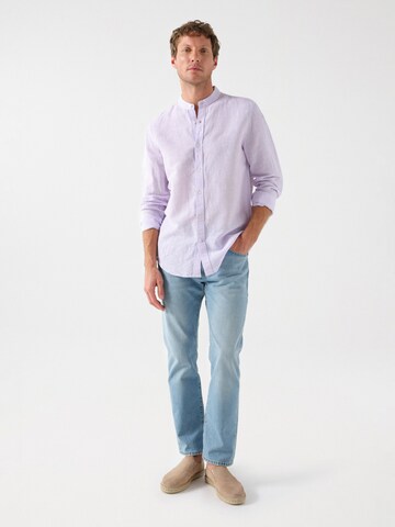 Salsa Jeans Slim fit Button Up Shirt in Pink