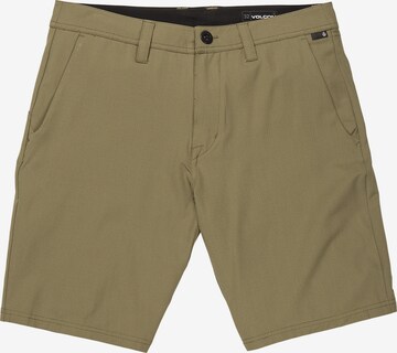 Volcom Regular Pants in Green: front