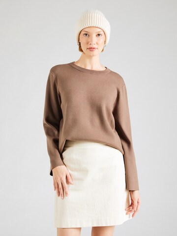 OBJECT Sweater 'OBJREYNARD' in Brown: front