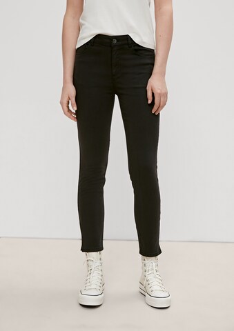 comma casual identity Skinny Pants in Black: front