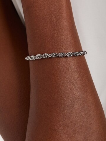 Lucardi Armband in Silber: Vorderseite