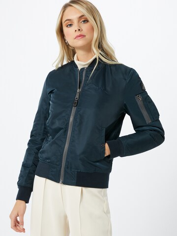 Schott NYC Overgangsjakke 'Airforce W' i grøn: forside