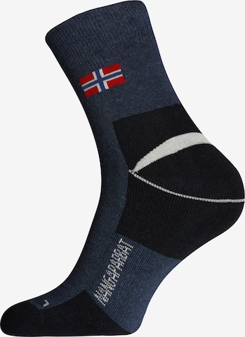 NANGAPARBAT Socken in Blau: predná strana