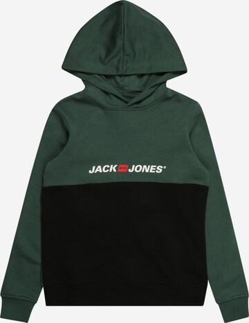 Jack & Jones Junior Sweatshirt 'Corps' in Grün: predná strana