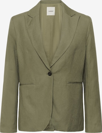 Blazer 'SLRagna' SOAKED IN LUXURY en vert : devant
