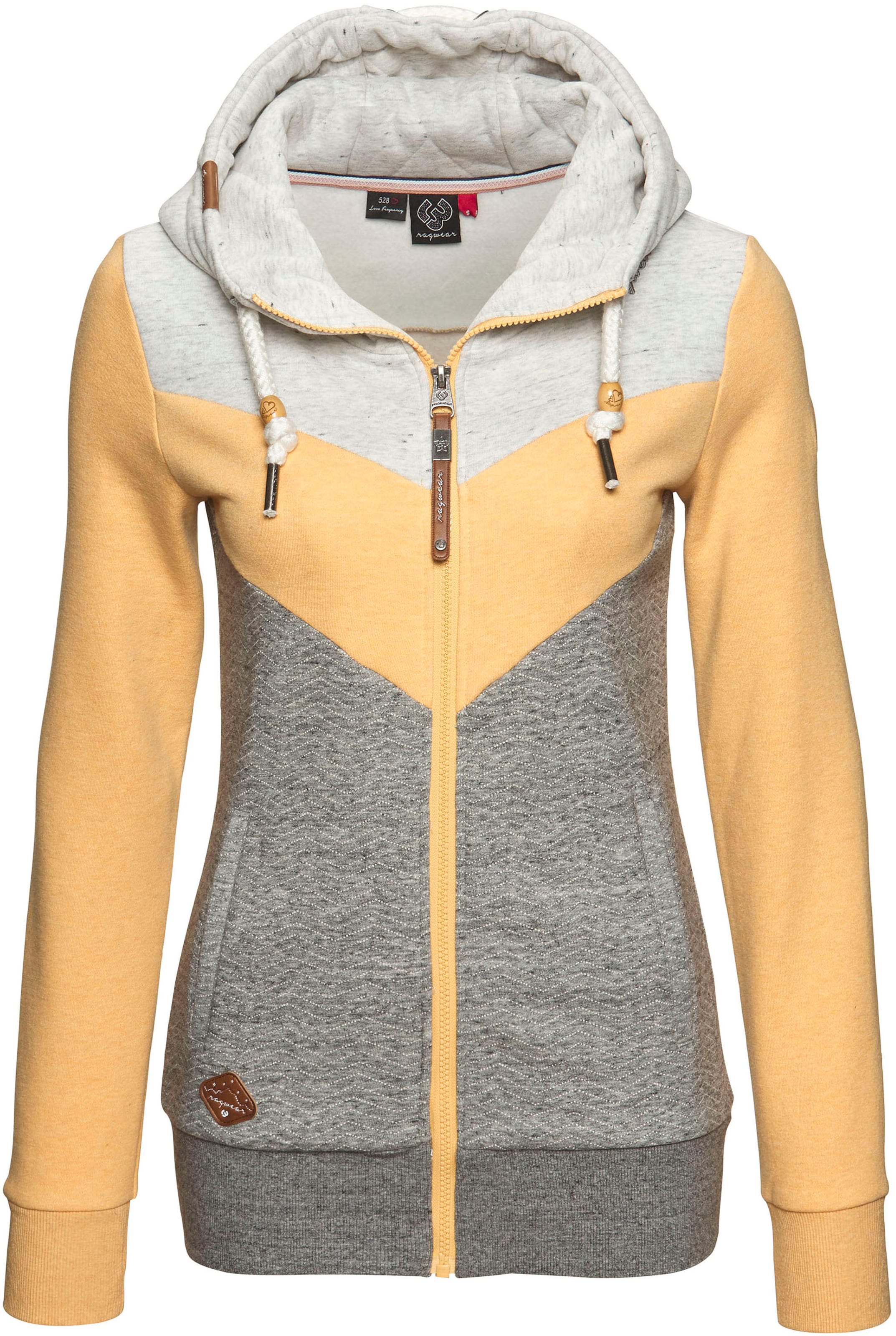 Ragwear Zip-Up Hoodie in Mixed colors: front