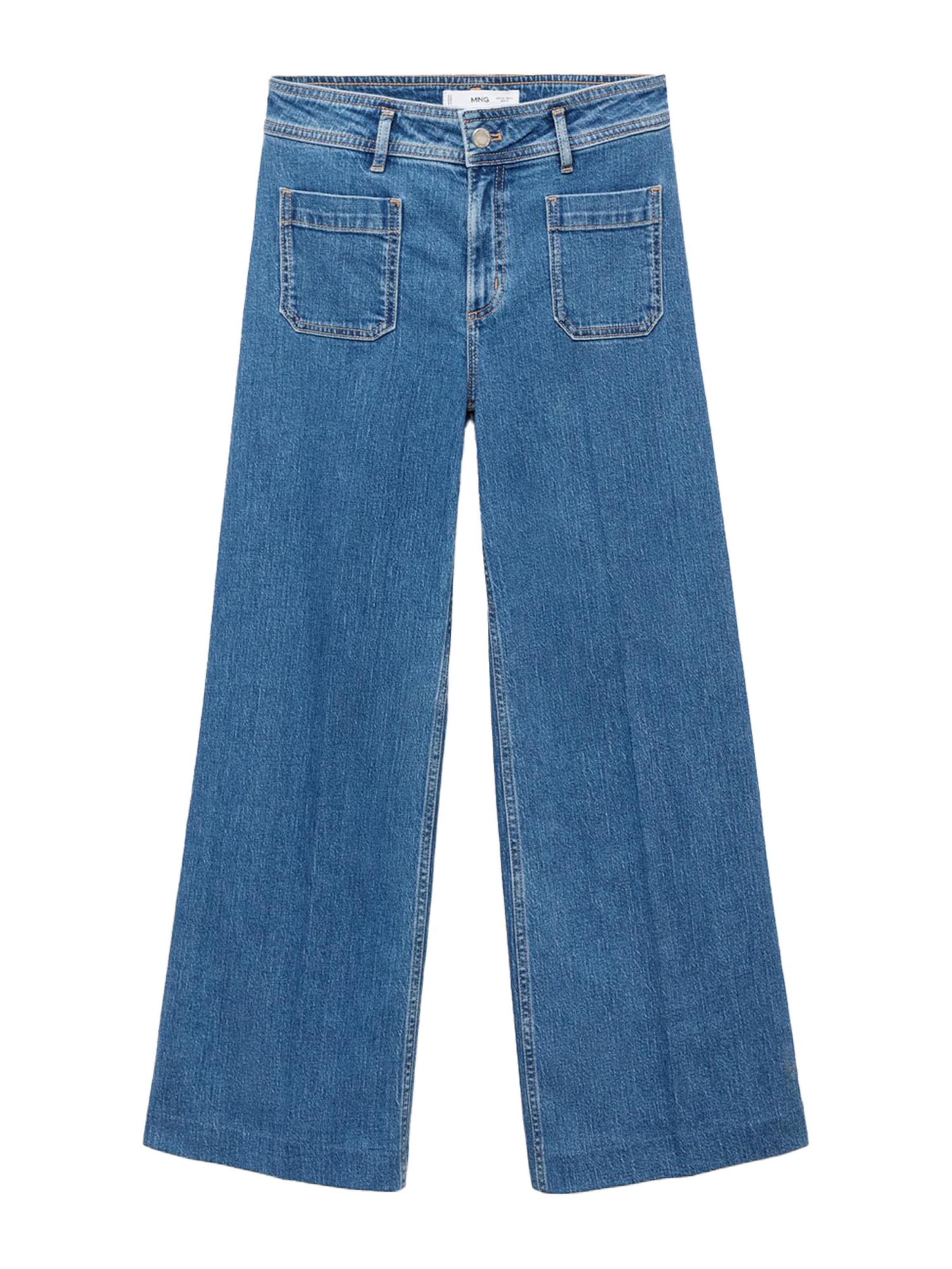 MANGO Loosefit Jeans 'JESSIE' in Blauw: voorkant