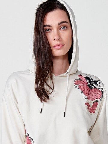 Sweat-shirt KOROSHI en blanc