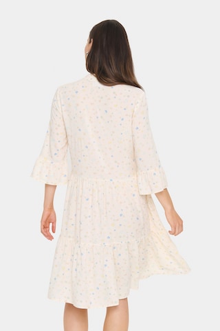 SAINT TROPEZ Jurk 'Eda' in Beige