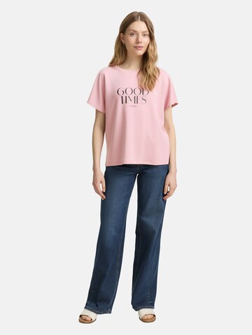 TOM TAILOR Shirt in Pink