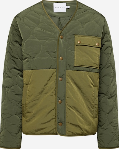 TOPMAN Prehodna jakna | kaki / oliva barva, Prikaz izdelka
