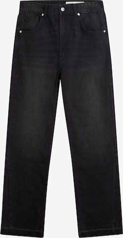 Bershka Regular Farkut värissä musta: etupuoli