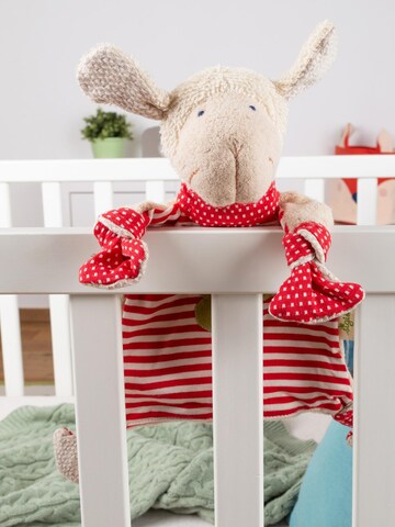 SIGIKID Kuscheltiere 'Schnuffeltuch Natural Stripes Green Collection'‌‌ in Rot
