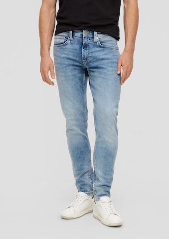 s.Oliver Slimfit Jeans in Blauw: voorkant