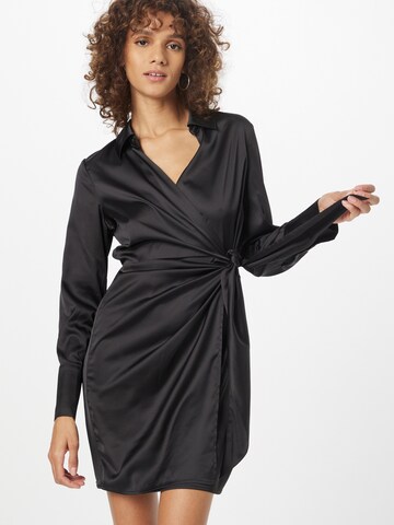 Robe-chemise 'Milena' ABOUT YOU en noir : devant