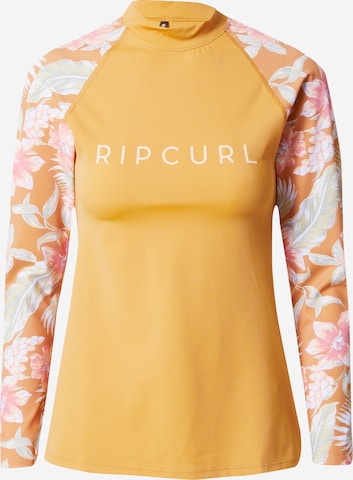 RIP CURL Performance Shirt 'ALWAYS SUMMER' in Gold: front