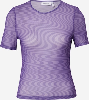 WEEKDAY - Camiseta en lila: frente