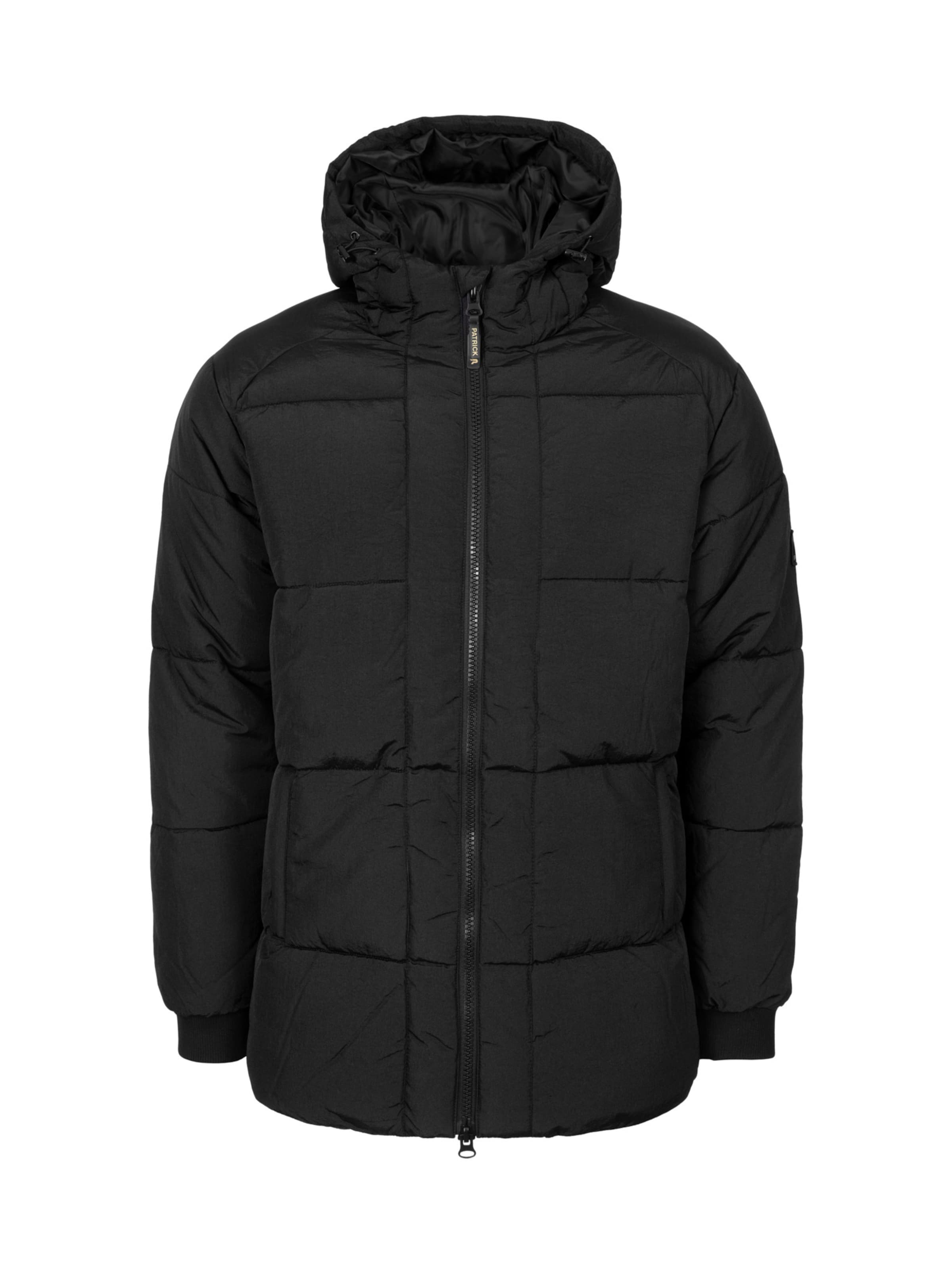 Giacca invernale 'Noah' di Patrick in nero: frontale