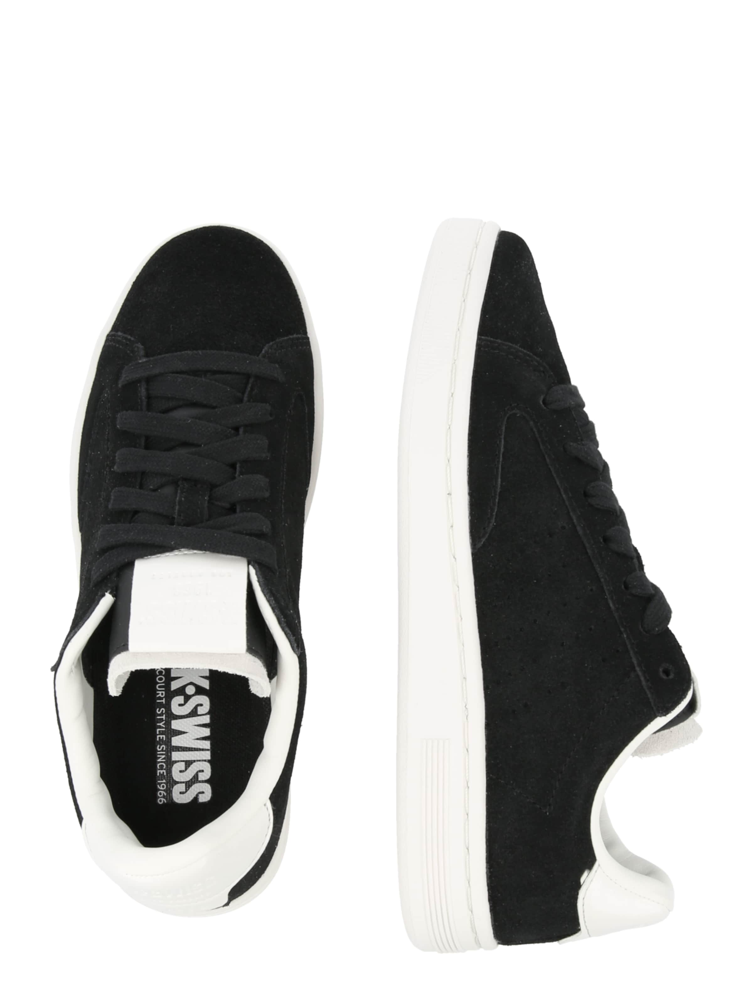 K-SWISS - Sapatilhas baixas 'LOZAN  KLUB' em preto