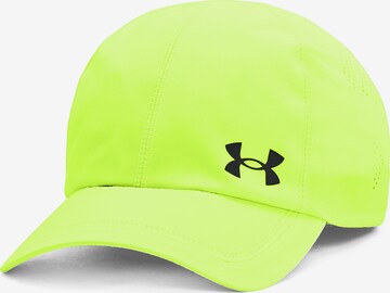 UNDER ARMOUR Athletic Cap 'Launch Adjustable' in Green: front