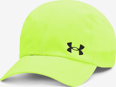 UNDER ARMOUR Athletic Cap 'Launch Adjustable' in Lime / Black, Item view