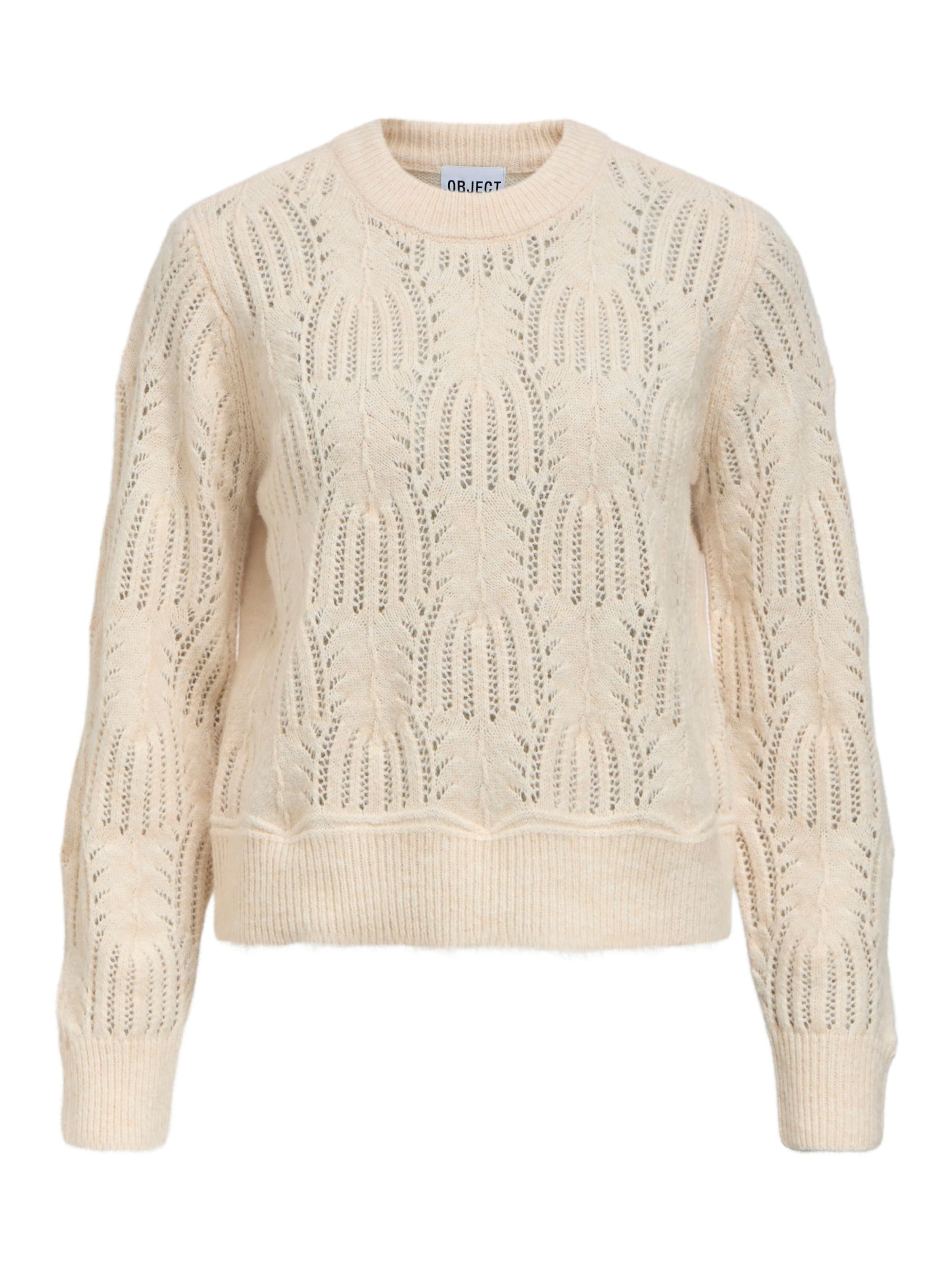 Pullover 'OBJArona' in M OBJECT di colore beige, Visualizzazione prodotti