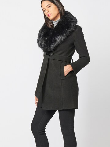 KOROSHI Between-Seasons Coat in Black