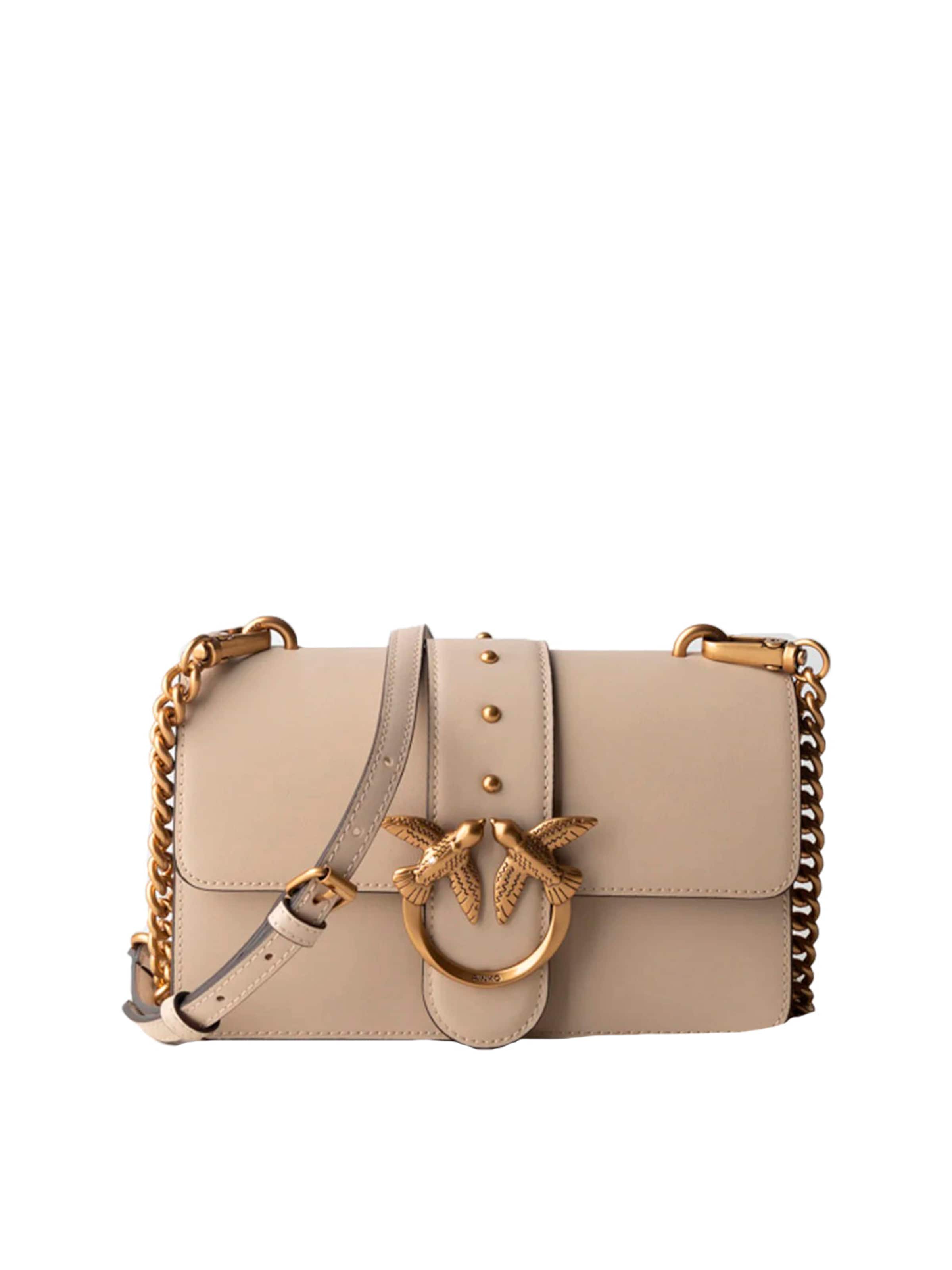 PINKO Shoulder bag 'BORSA A TRACOLLA - 105856 A0F1' in Beige: front