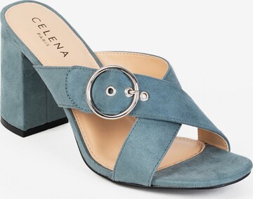 Mule 'Chene' Celena en bleu