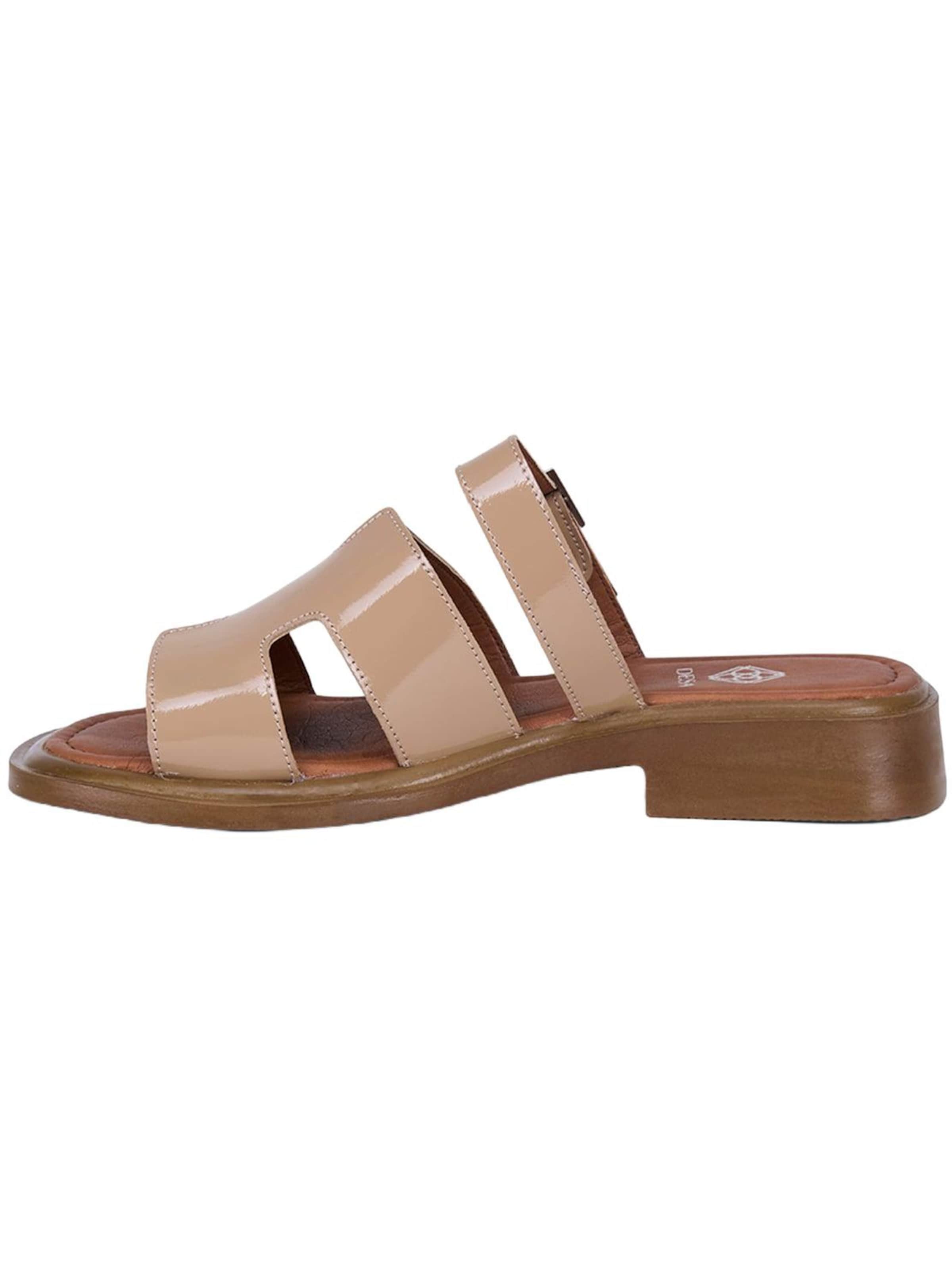 Desa - Zapatos abiertos en beige: frente