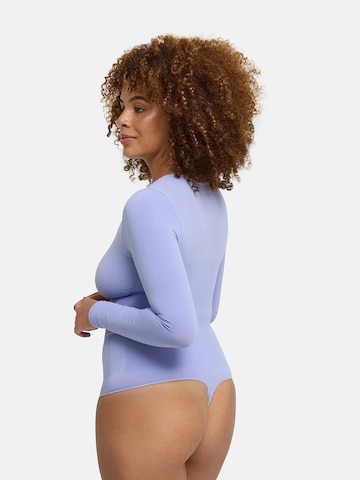 cfab - Body moldeador 'Bodysuit Sculpting Shapewear Longsleeve mit String' en lila