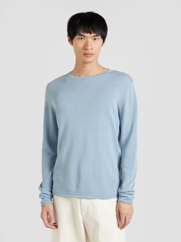 Pull-over QS en bleu : devant