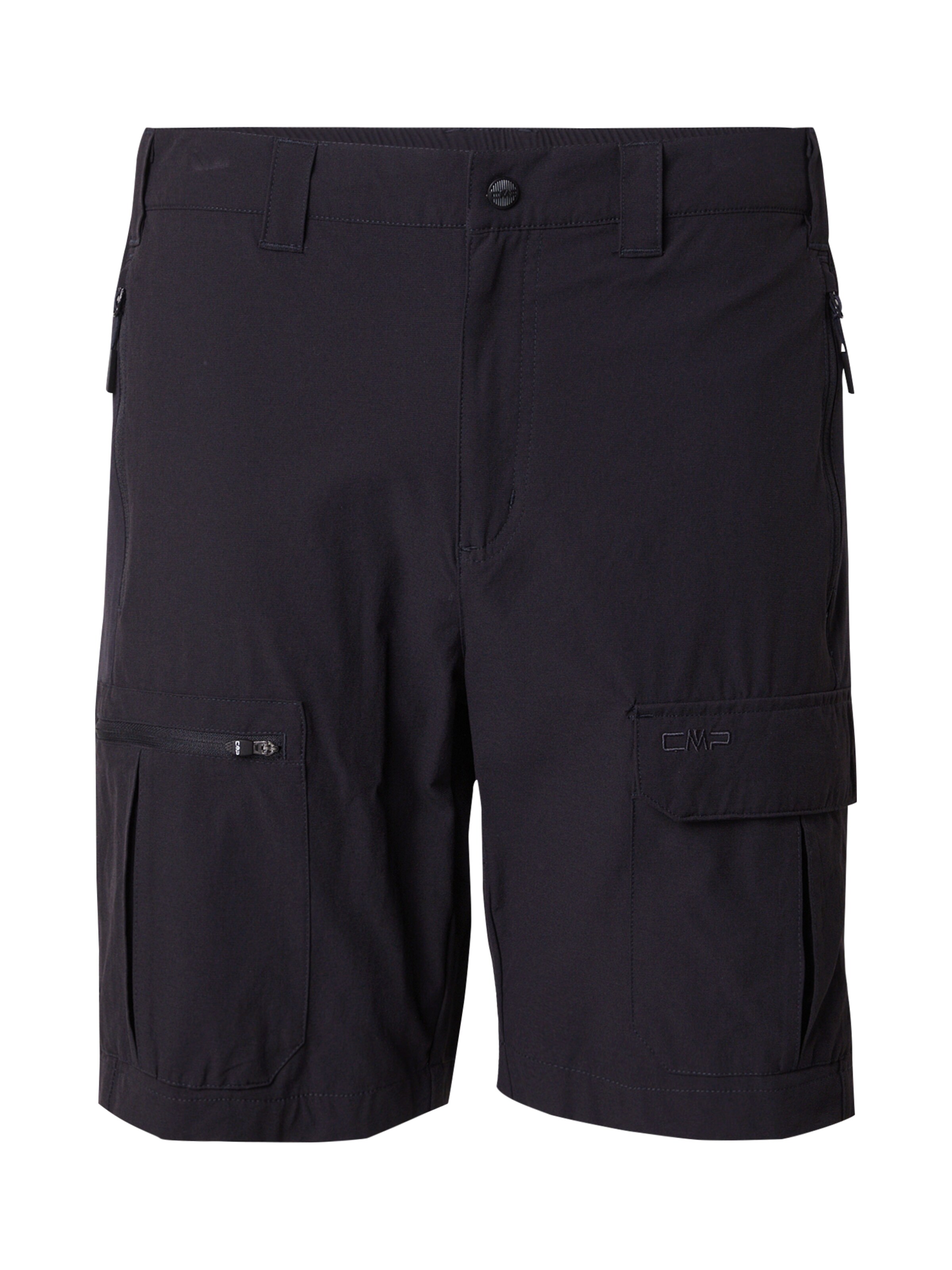 CMP Štandardný strih Outdoorové nohavice - Čierna: predná strana