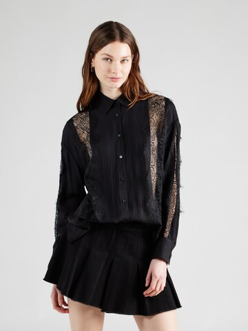 Sisley Blouse in Zwart: voorkant