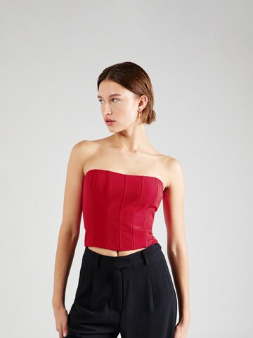 Guido Maria Kretschmer Women - Top 'Thea' em vermelho: frente