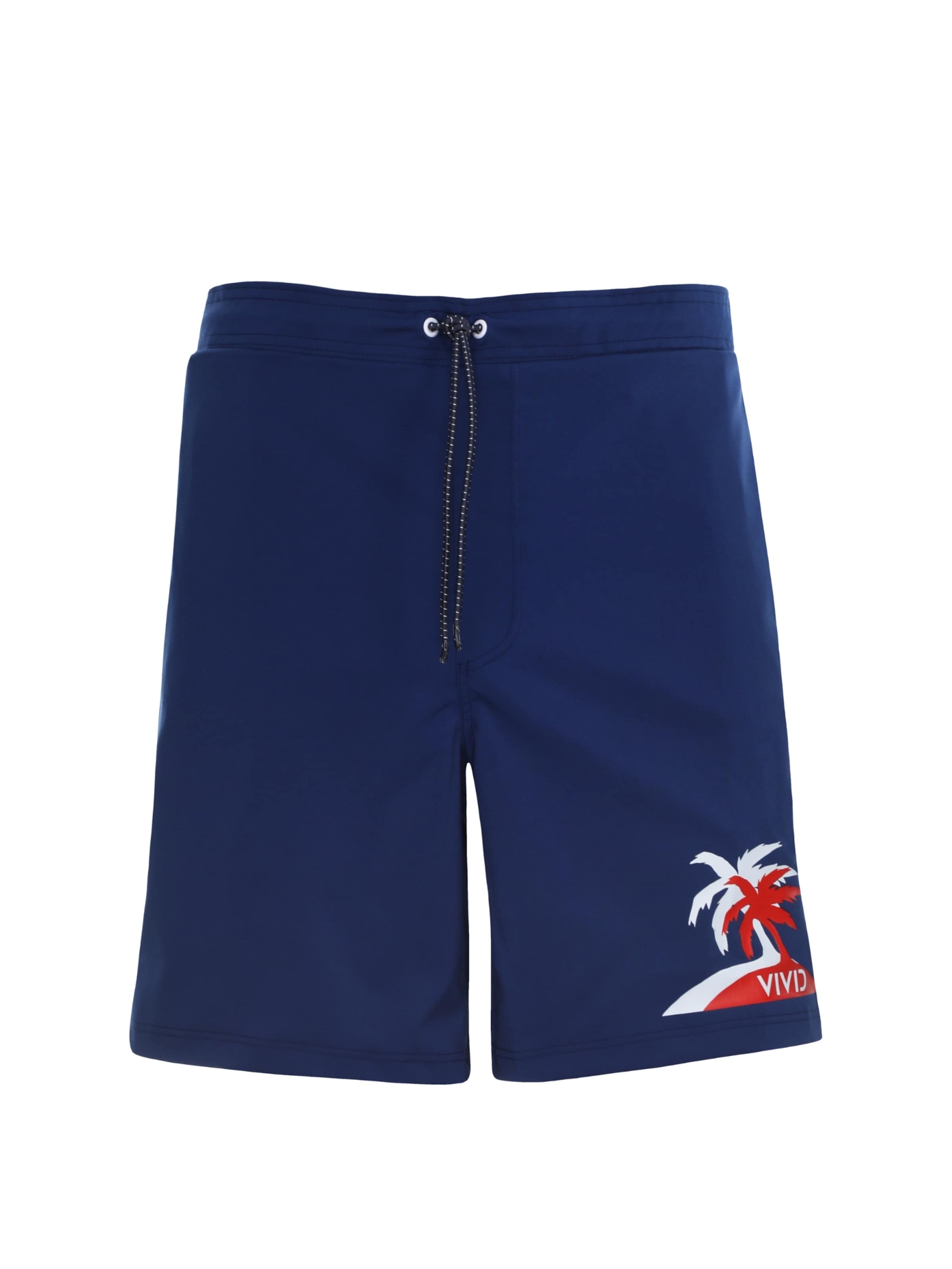 Shorts de bain VIVID en bleu : devant