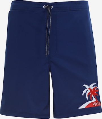 Pantaloncini da bagno di VIVID in blu: frontale