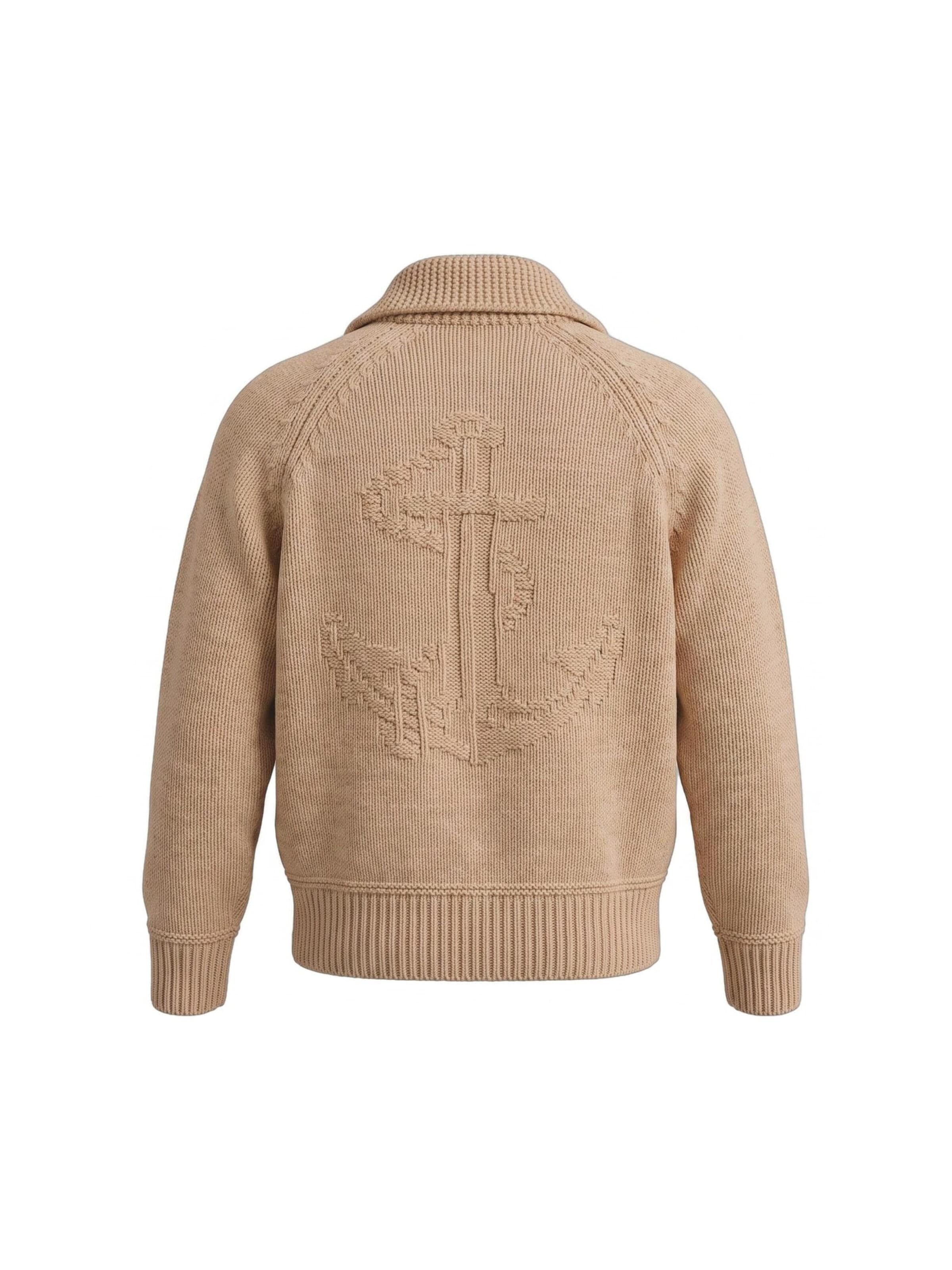 Vestes en maille 'DIMILLOS BEIGE DK SAND' SEBAGO en beige : devant