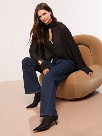 évasé Jean Lipsy en bleu